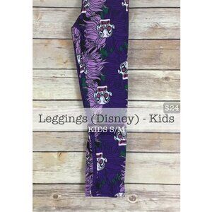 NWT LuLaRoe leggings S/M purple Disney Villains 101 Dalmations Curella De Vil